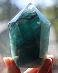 Chunky rainbow fluorite tower 24 new