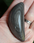 Silver sheen obsidian moon 8 new