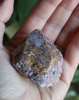 Semi polished lepidolite tower 2