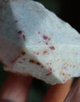 Semi polished pink tourmaline tower 1