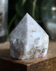 Semi polished pink tourmaline tower 2