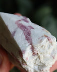 Semi polished pink tourmaline tower 3