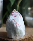 Semi polished pink tourmaline tower 4