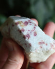Semi polished pink tourmaline tower 4