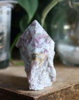 Semi polished pink tourmaline tower 5