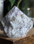 Semi polished pink tourmaline tower 5