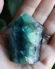 Chunky rainbow fluorite tower 2