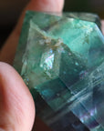 Chunky rainbow fluorite tower 8