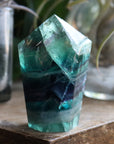 Chunky rainbow fluorite tower 8