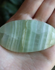 Pistachio calcite pocket stone 2