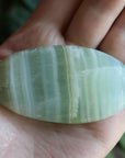Pistachio calcite pocket stone 2