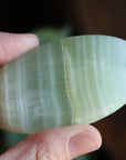 Pistachio calcite pocket stone 2