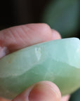 Pistachio calcite heart 2
