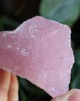 Rough rose quartz piece 2