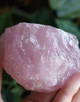 Rough rose quartz piece 2