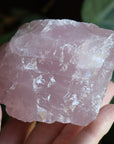 Rough rose quartz piece 3