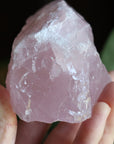 Rough rose quartz piece 3