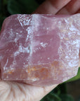 Rough rose quartz piece 4