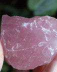 Rough rose quartz piece 4