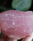 Rough rose quartz piece 4