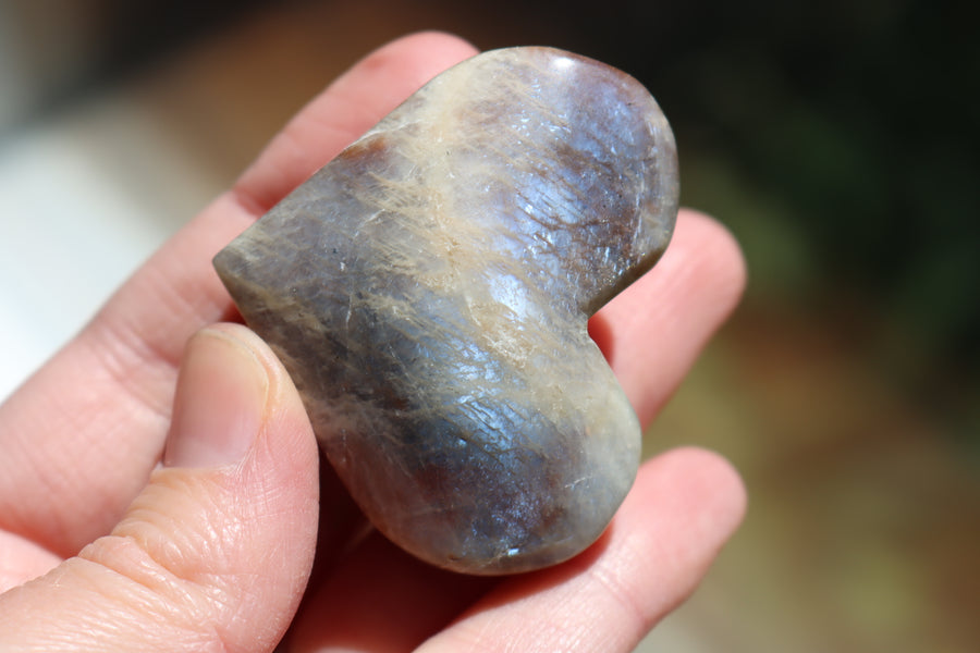 Moonstone/sunstone heart 11