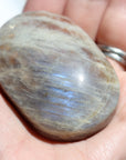 Moonstone/sunstone pocket stone 14
