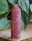 Strawberry quartz tower 5, new