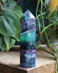 Rainbow fluorite tower 6, new