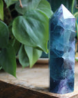 Rainbow fluorite tower 7, new