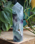 Rainbow fluorite tower 9, new