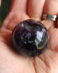 Rainbow fluorite sphere 6, new
