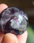Rainbow fluorite sphere 6, new