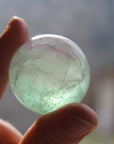 Rainbow fluorite sphere 8, new