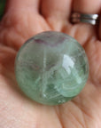 Rainbow fluorite sphere 8, new