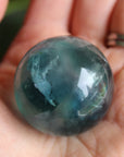 Rainbow fluorite sphere 9, new
