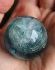 Rainbow fluorite sphere 9, new