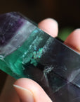 Rainbow fluorite tower 2