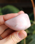 Pink opal pocket stone 1, new