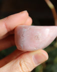 Pink opal pocket stone 1, new