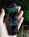 Rainbow fluorite tower 2