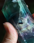 Rainbow fluorite tower 3