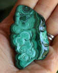 Polished malachite piece 1, new