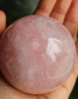 Rose quartz sphere 1, new