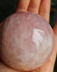 Rose quartz sphere 1, new