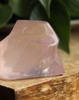 Gemmy rose quartz free form from Mozambique 1, new