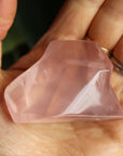Gemmy rose quartz free form from Mozambique 1, new