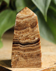 Chocolate calcite tower 1, new