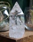 Clear quartz tower 12