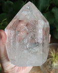 Clear quartz tower 13