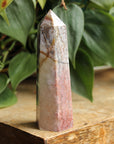Crazy lace agate tower 1, new